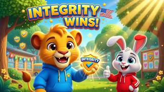 Integrity Always Wins 🦁🐰 | A Powerful Moral Story for Kids#kidscartoon #animation