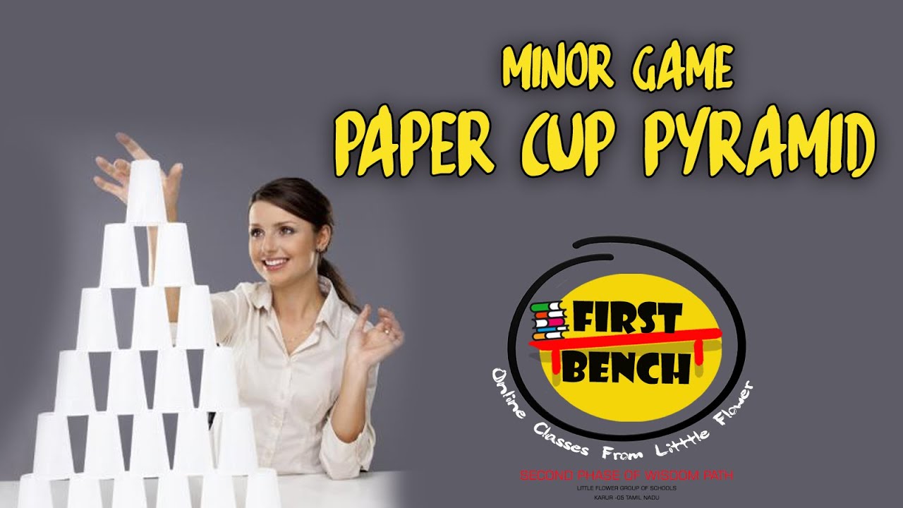 Paper Cup Pyramid - Minor Game - YouTube