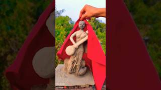 কিভাবে বানালাম 🥰😍 Full part #music #live #song #statue  #clayart #handmade #viral #shorts