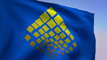 Waving Flag Logo Animation Template by Golden Medina Services