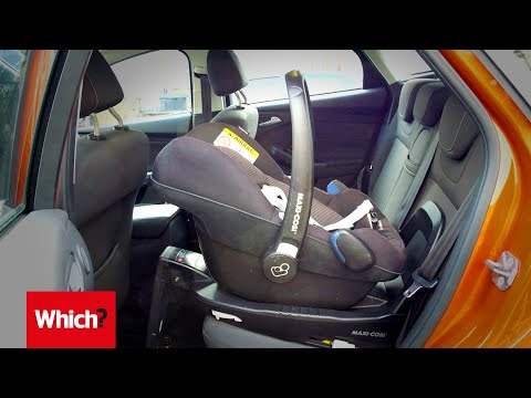 Video: Isofix attachment for child car seat