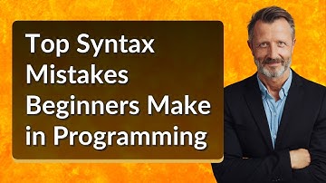 Top Syntax Mistakes Beginners Make in Programming