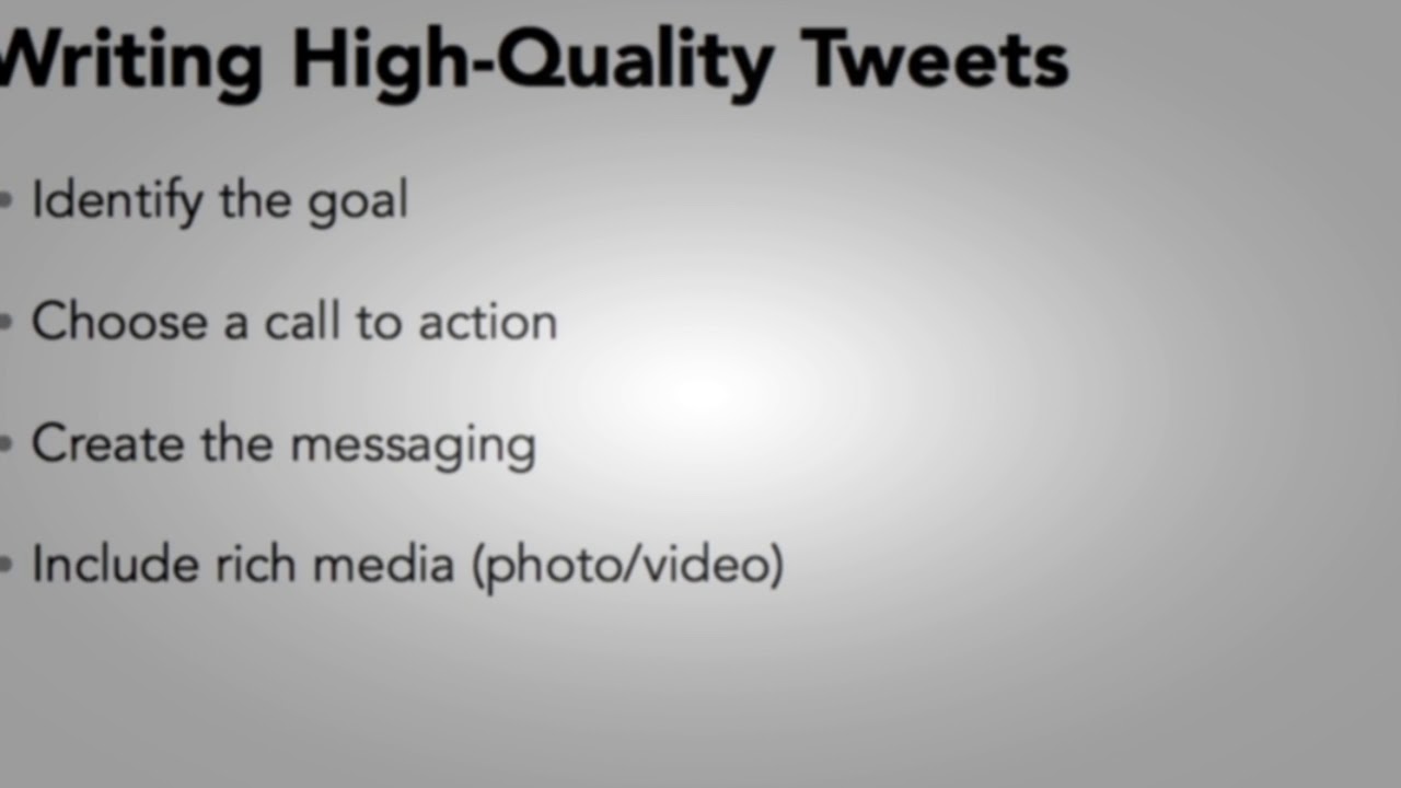 How to Write high quality tweets