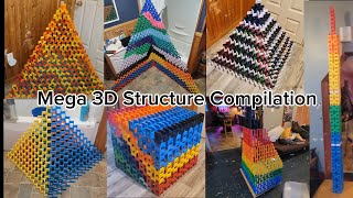 (300 Sub special) (65000 Dominoes) Mega 3D Structure Compilation!