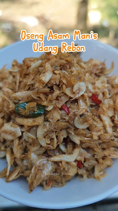 Oseng udang rebon kering, enak banget teman-teman... resep lengkap ada di postingan video ya 😁 #fyp