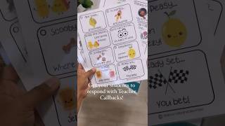 Teacher callbacks will save you from raising your voice all the time! #teacherresources