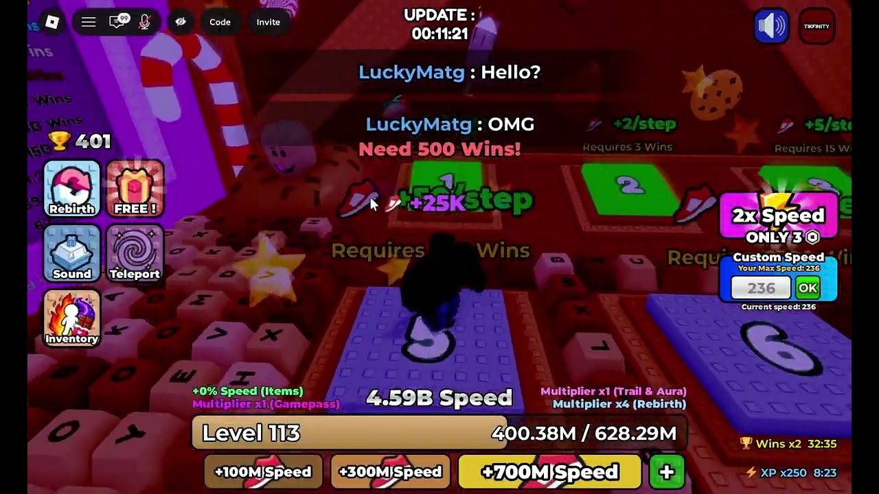 リップクエスト How to Level Up Fast in +1 Speed Keyboard Escape Candy & Chocolate