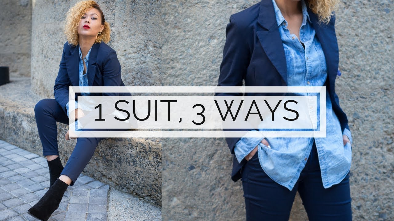 HOW TO Wear 1 Suit 3 Ways || Style Tips - YouTube