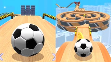 Sky Rolling Ball 3D (Level 38-39) Gameplay