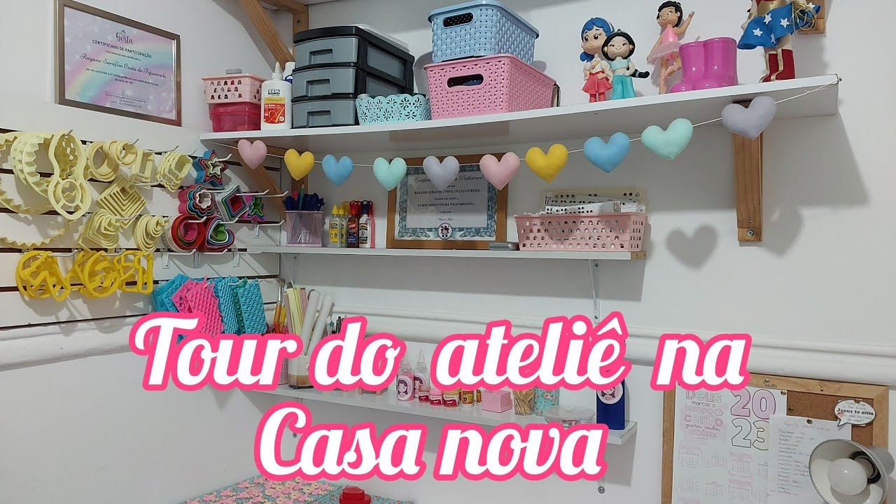 Novo tour, ateliê de biscuit na Casa nova. 