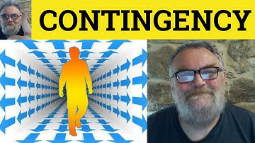 🔵 Contingency Meaning - Contingency Examples - Define Contingency - English Vocabulary