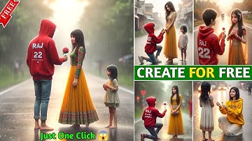 Couple Propose Image Generator | Trending Couple Propose Video Editing | Bing image creator tutorial