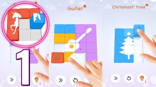 Stack Art 3D Game - Gameplay Walkthrough Part 1 - Tutorial (iOS, Android) screenshot 1
