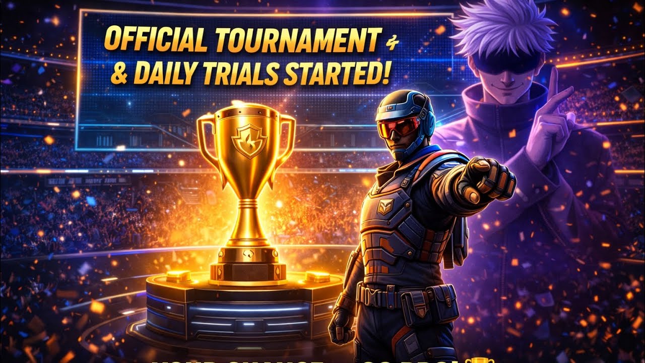 BIGGEST NEWS! 🏆 Official Free Fire Tournament & Daily Esports Trials Started! 🔥 Don't Miss 