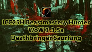 WoW Wotlk 3.3.5a - ICC25H - Beastmastery hunter - Deathbringer Saurfang