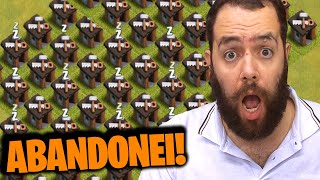 QUASE PERDI TUDO! MAIS DE 30 CONSTRUTORES PARADOS CLASH OF CLANS