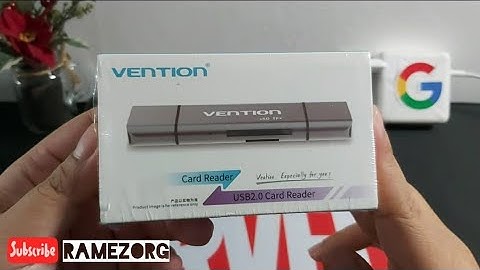 VENTION CARD READER USB 2.0 - SD TF Memory With USB C, Micro & Standard USB For Smartphone / PC