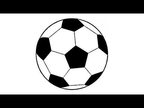 فيديو: كيفية رسم كرة القدم