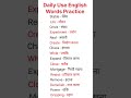 Daily Use English Words// Aaj se English bolna shuru // Ghar me use hone wali English Words//
