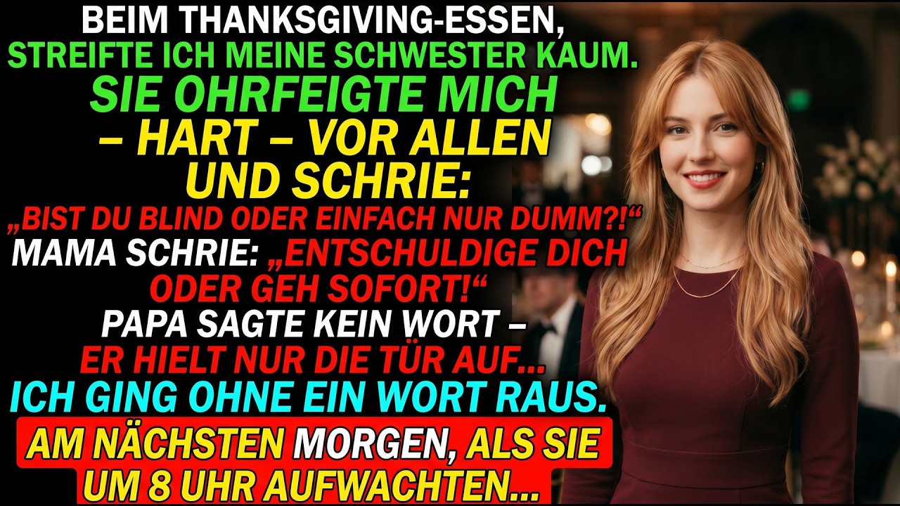 Rauswurf an Thanksgiving: Meine Familie hatte keine Ahnung, dass ich das Haus besitze.