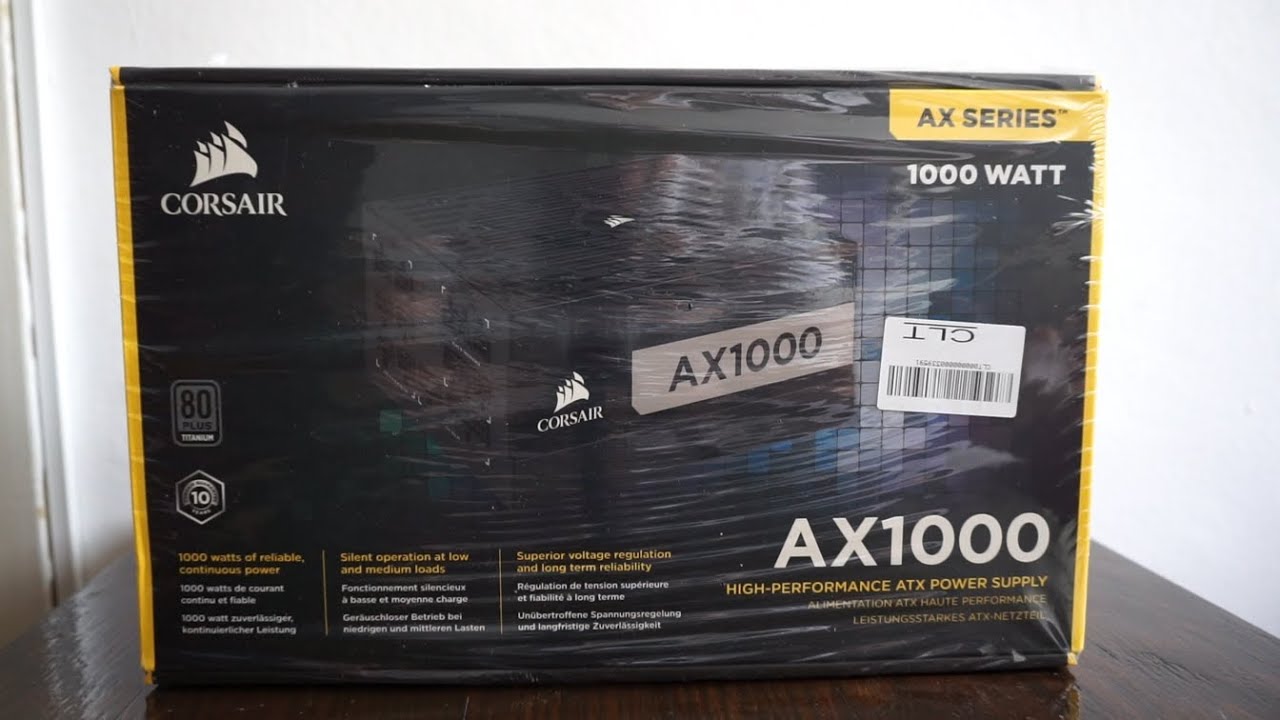 Corsair AX1000 Titanium Supply -