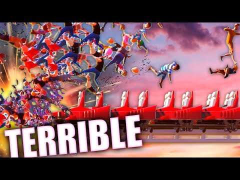 TERRIBLE ACCIDENT on my ROLLER COASTER 😭 TERRIBLE ACCIDENT on my ROLLER COASTER 😭