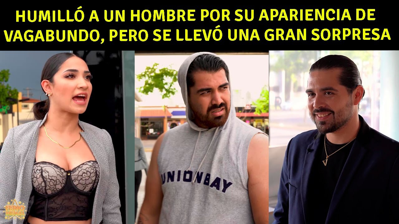 Humilló a un hombre por su apariencia de vagabundo, pero se llevó una gran sorpresa.