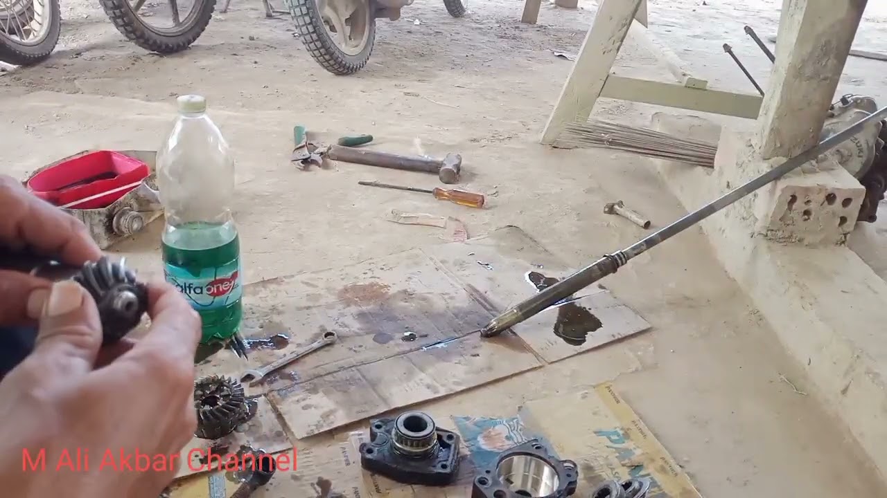 Cara bongkar pasang gis bok mesin tempel 40pk pakai alat buatan sendiri