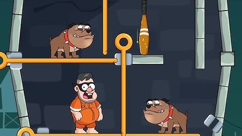 Prison Pin Rescue Gameplay Level Solution Pull The Pin/ Pull Him Out