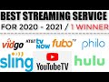 Which Streaming Service is the Best in 2020 - 2021? Youtube TV, Sling, Hulu, AT&T TV, Fubo TV, Philo