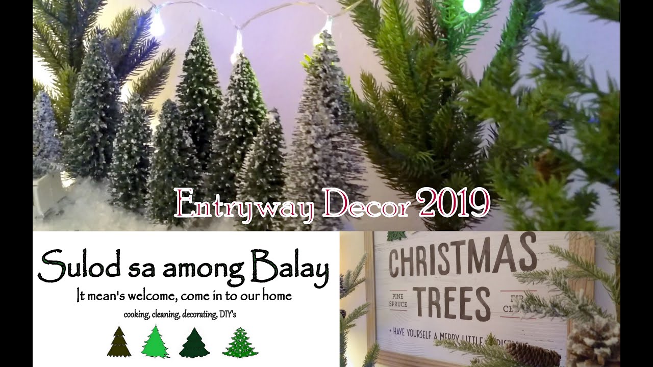 Entryway Christmas 2019 Decor Youtube