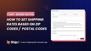 How to Set Shipping Rates Based on Zip or Postal Codes in ShipX | Shopify App | ShipX User Guide Net Worth