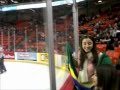 CANADA - Brazilian party at the hockey game!