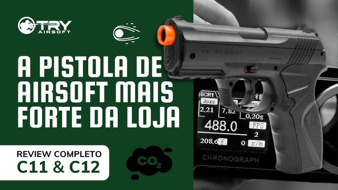 Airsoft Pistola Wingun Rossi C11 Co2 6mm Novas!!!