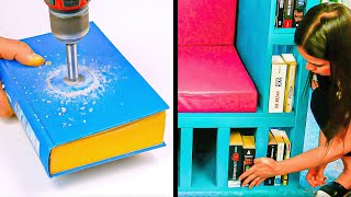 10 DIY Bookshelf Ideas For All Of The Bookworms Out There! Original DIY Book Decor Items