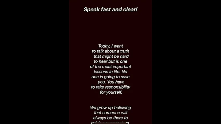 Speak fast and Clear || Improve your English