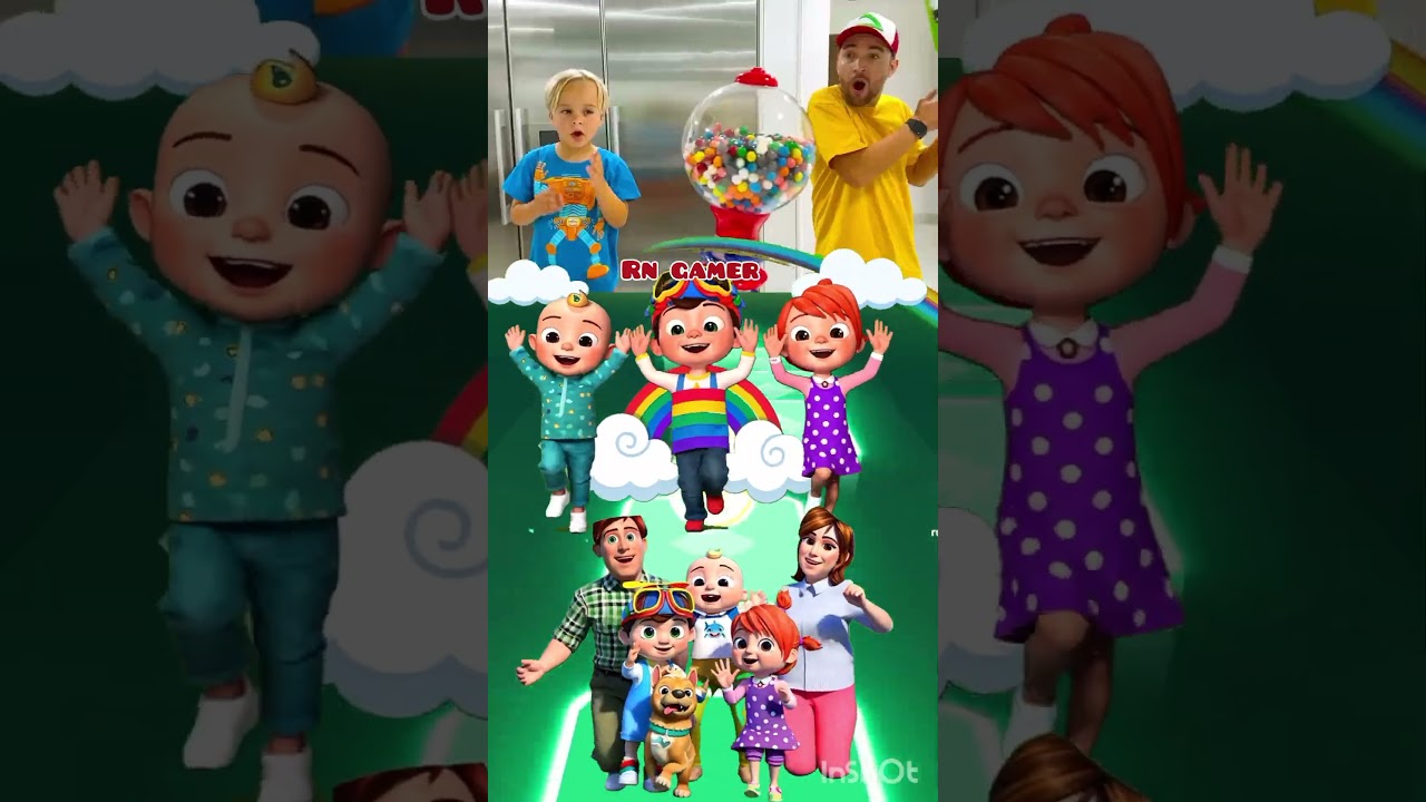 Bebefinn Pinkfong-Bebefinn scary boss... dance -Tiles hop 