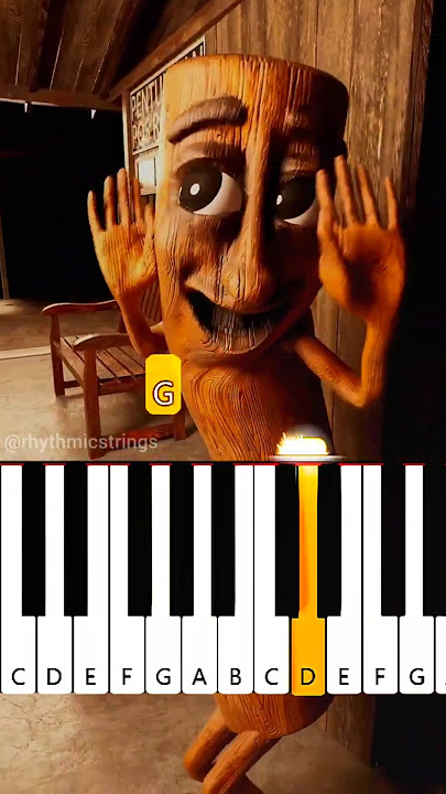 Tung Tung Tung Sahur Does the Sulu Trend | Easy Piano Tutorial #shorts