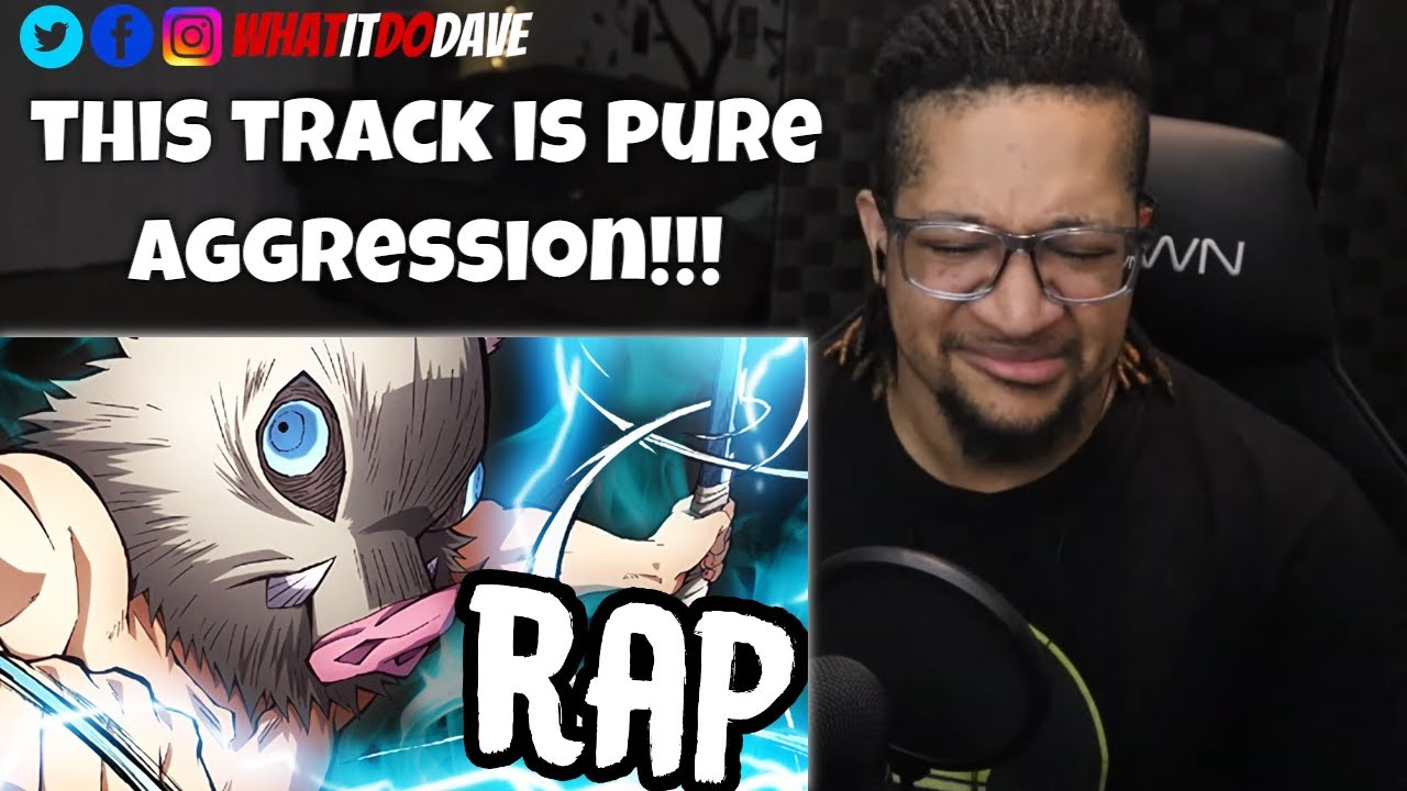 Reaction to INOSUKE RAP | "Roar" | RUSTAGE ft. Shao Dow [Demon Slayer]