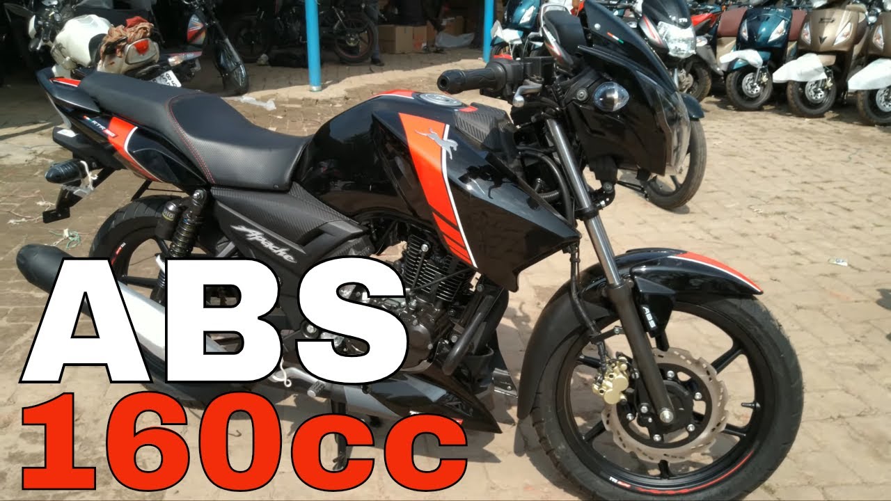 Black Colour Apache Bike 160 New Model