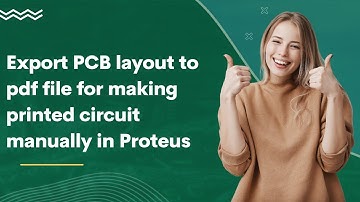 Proteus: Export PCB layout to pdf file for making printed circuit manually-Xuất file PCB sang pdf