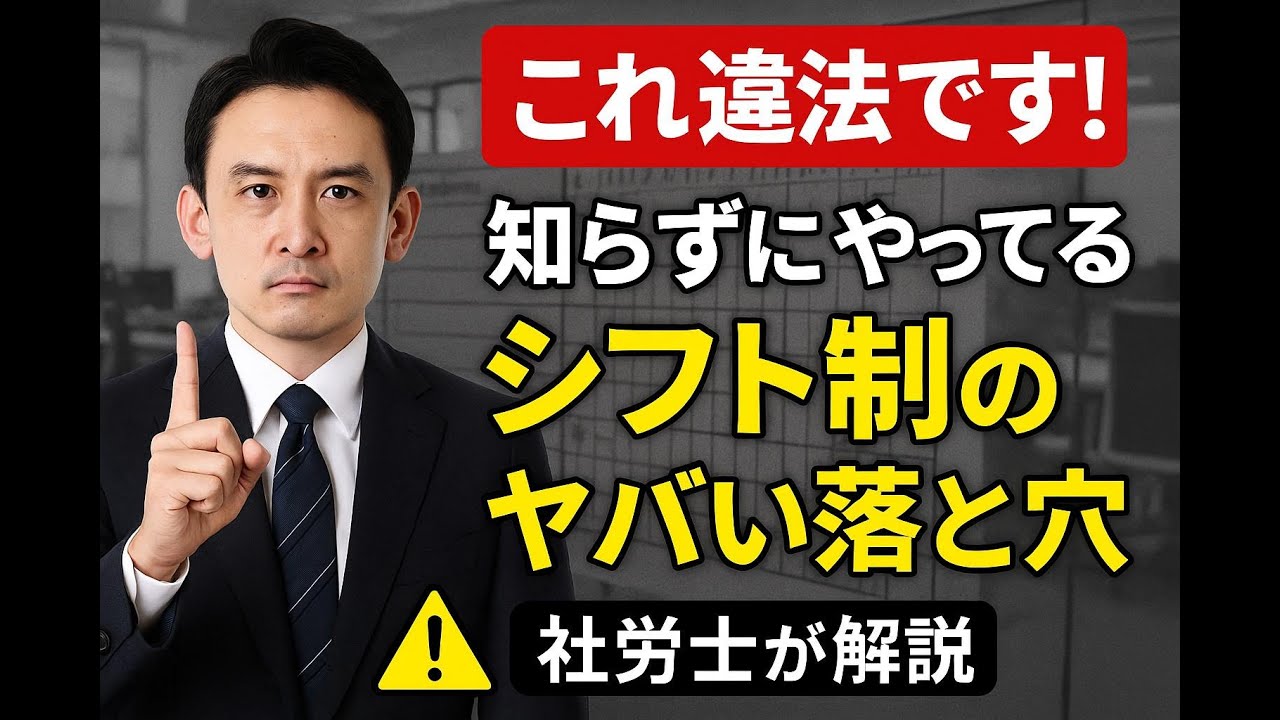 これ違法です！知らずにやってる“シフト制”のヤバい落とし穴