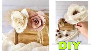 DIY🌹Цветы из ткани. Своими руками. Очень просто!