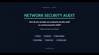 Network Security Audit