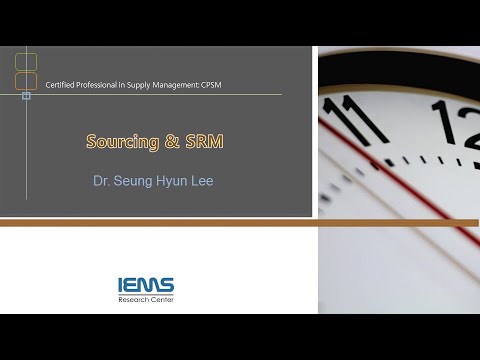 [CPSM_Exam1 특강-13] 공급자 선정(Sourcing).