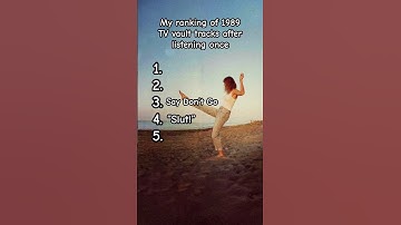 1989 TV Vault Tracks Ranking #swifties #taylornation #taylorswift #1989tv #taylorsversion