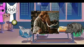 Sprunki shorts: professor woolly mammoth go to the office