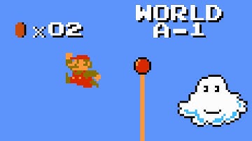 SMB2J A-1 Easy Flag Despawn with No Vine (glitch)