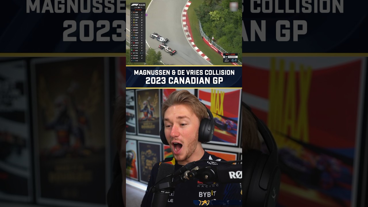 Magnussen & De Vries Collision Live Reaction - 2023 Canadian Grand Prix