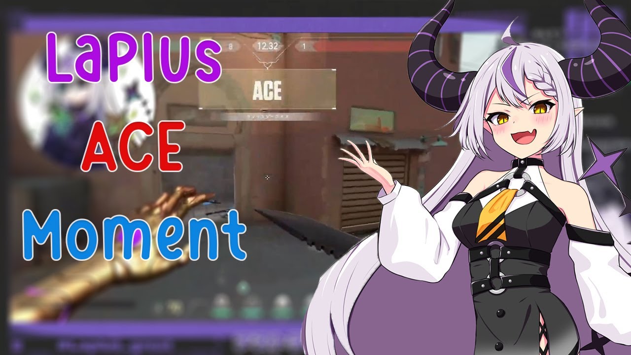 The Moment when Laplus Got Ace in Valorant!!!